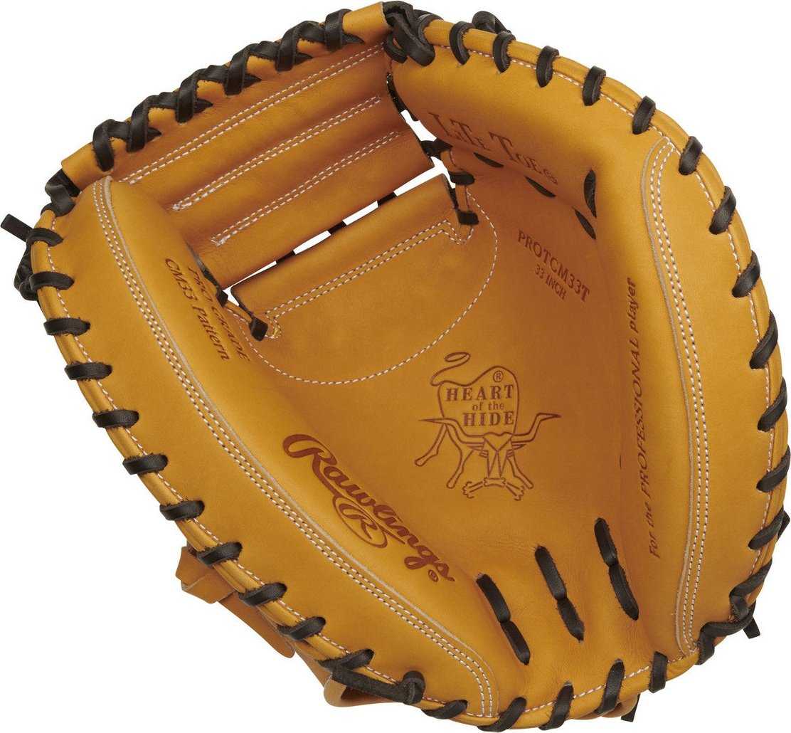 Rawlings Heart of the Hide 33.00" Catcher's Mitt PROTCM33T - Tan - HIT a Double - 1