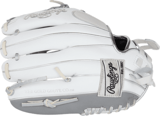 Rawlings Liberty Advanced 12.00&quot; Fastpitch Infield Pitcher Glove RLA120-31WSS - White Gray - HIT a Double - 5