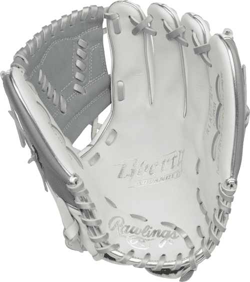 Rawlings Liberty Advanced 12.00&quot; Fastpitch Infield Pitcher Glove RLA120-31WSS - White Gray - HIT a Double - 2