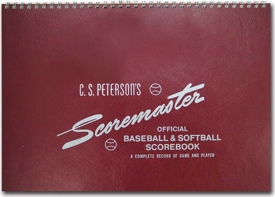 Rawlings Scoremaster Baseball Scorebook