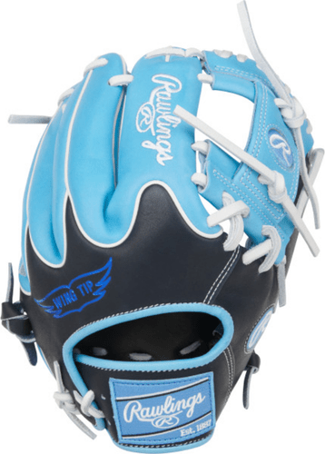 Rawlings Heart of the Hide 11.75" Infield Glove PROR205W-2CB - Columbia Blue Navy