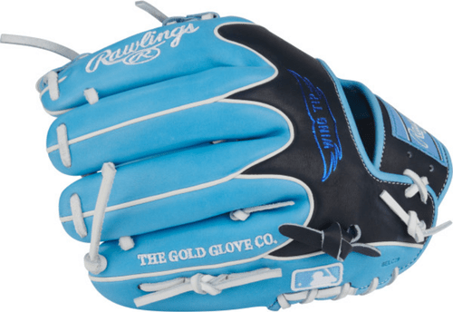 Rawlings Heart of the Hide 11.75&quot; Infield Glove PROR205W-2CB - Columbia Blue Navy