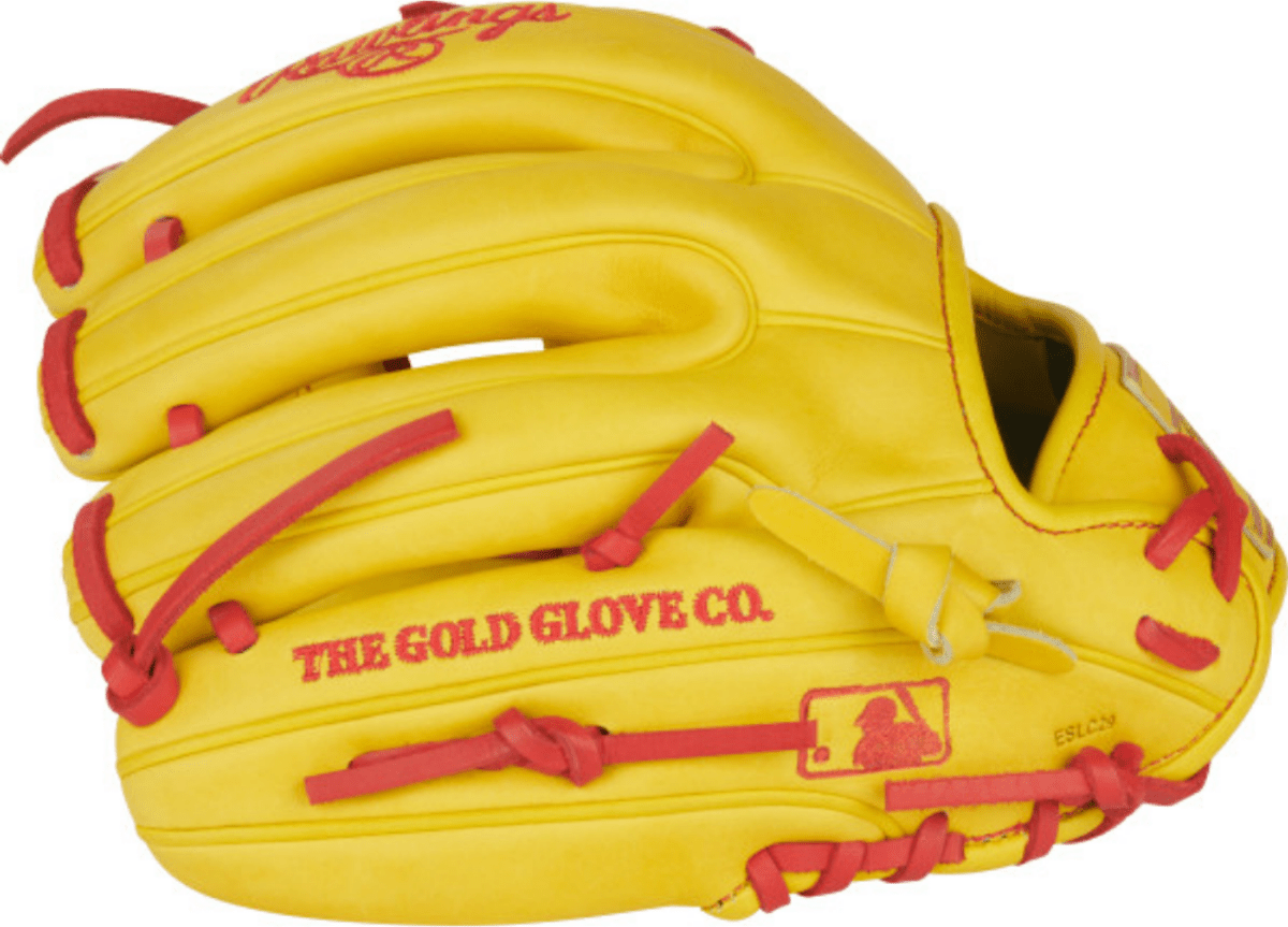 Rawlings Heart of the Hide PROR314U-2Y 11.50&quot; Infield Baseball Glove - Yellow Scarlet