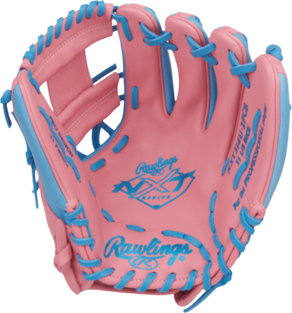 Rawlings NXT Series Contour Fit 11.50" Infield Glove: NXT314U-2PCB - Pink Columbia Blue