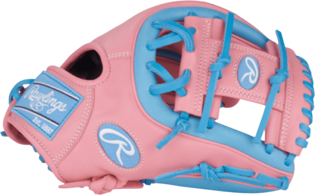 Rawlings NXT Series Contour Fit 11.50" Infield Glove: NXT314U-2PCB - Pink Columbia Blue