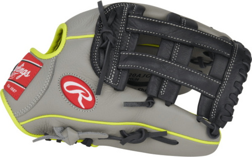 Rawlings Select Pro Lite Aaron Judge 12.00” Youth Utility Glove SPL120AJG - Gray Black Yellow
