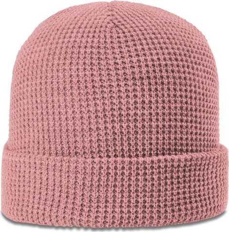 Richardson 146 Waffle Knit Beanies with Cuff - Blush - HIT a Double - 1
