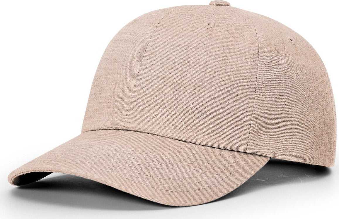 Richardson 252L Premium Linen Dad Hat Cap - Khaki - HIT a Double - 1