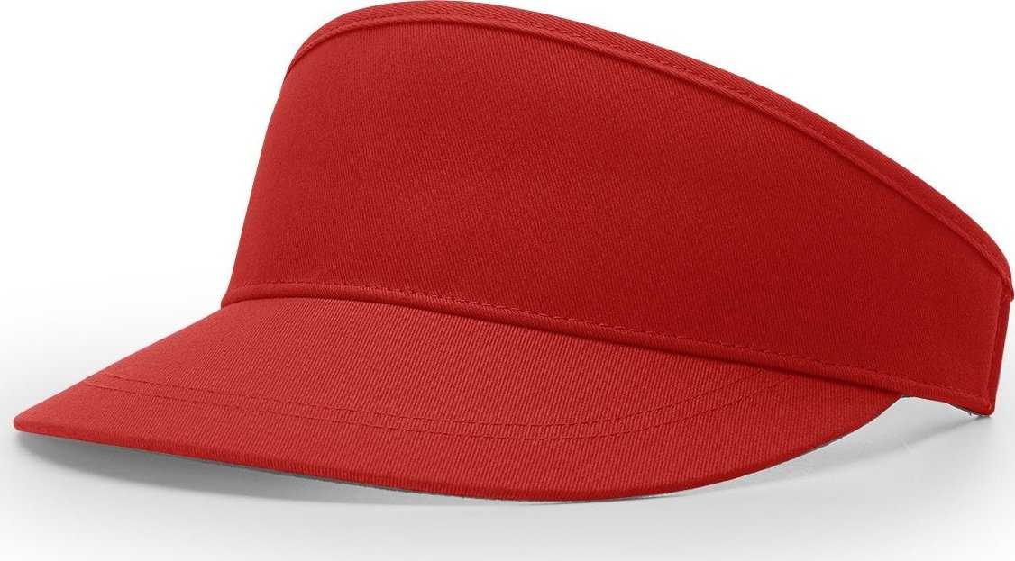 Richardson 715 Classic Golf Visors - Red - HIT a Double - 1