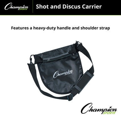 Champion Sports SD Shot Put and Discus Carrier - Ea
