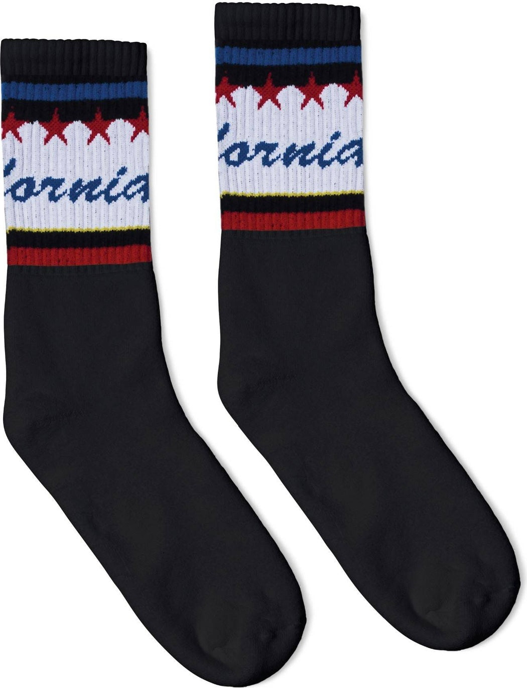SOCCO Cali Words Socks - Black