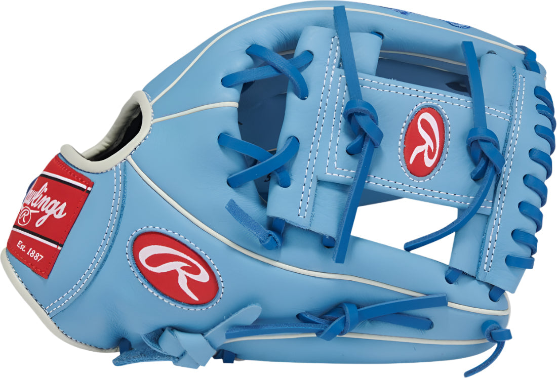 Rawlings Select Pro Lite Series Bo Bichette Youth 11.50&quot; Infield Glove SPL150BBCB - Blue Carolina