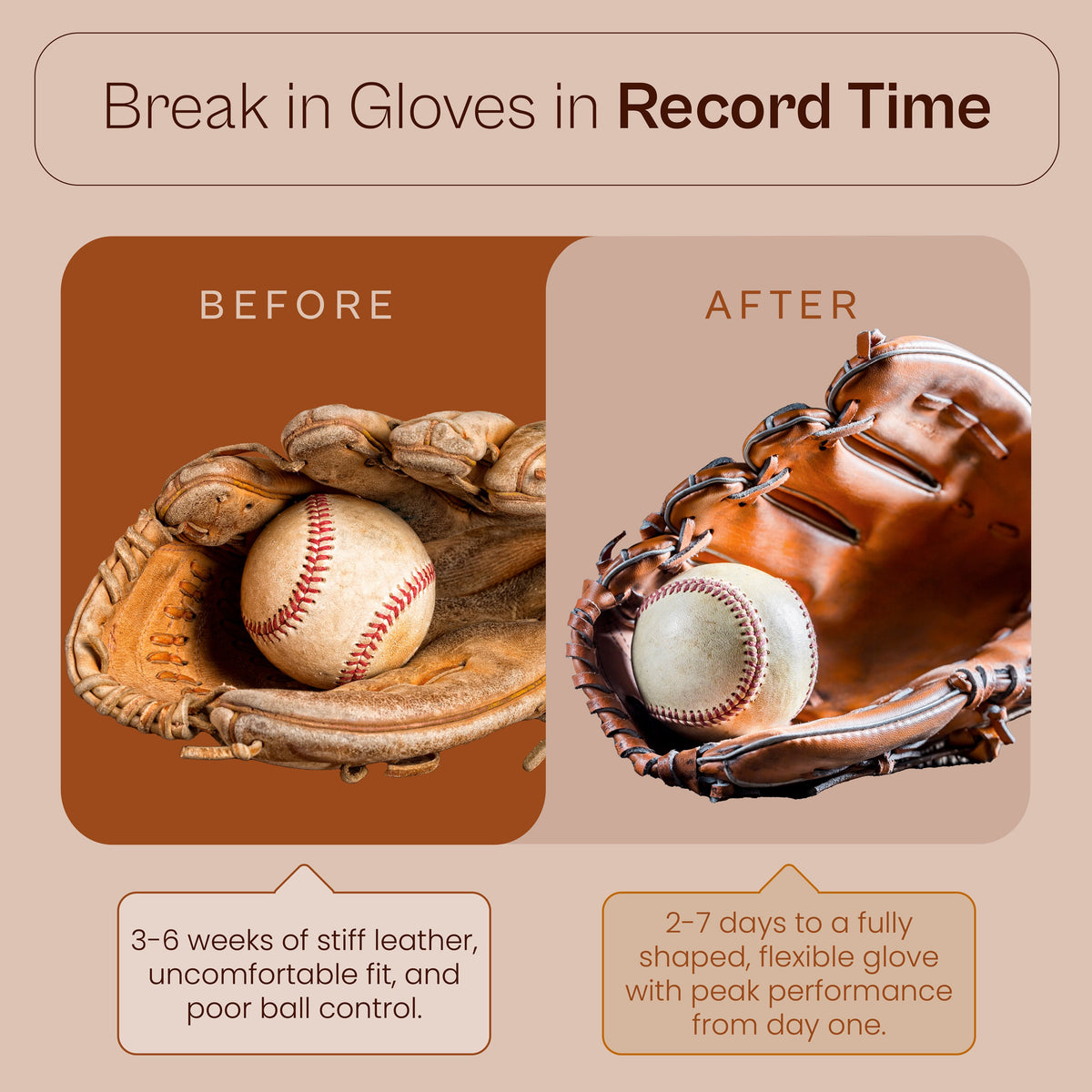 Sarna Baseball Glove Break-In Kit - 1 ea - HIT a Double - 4
