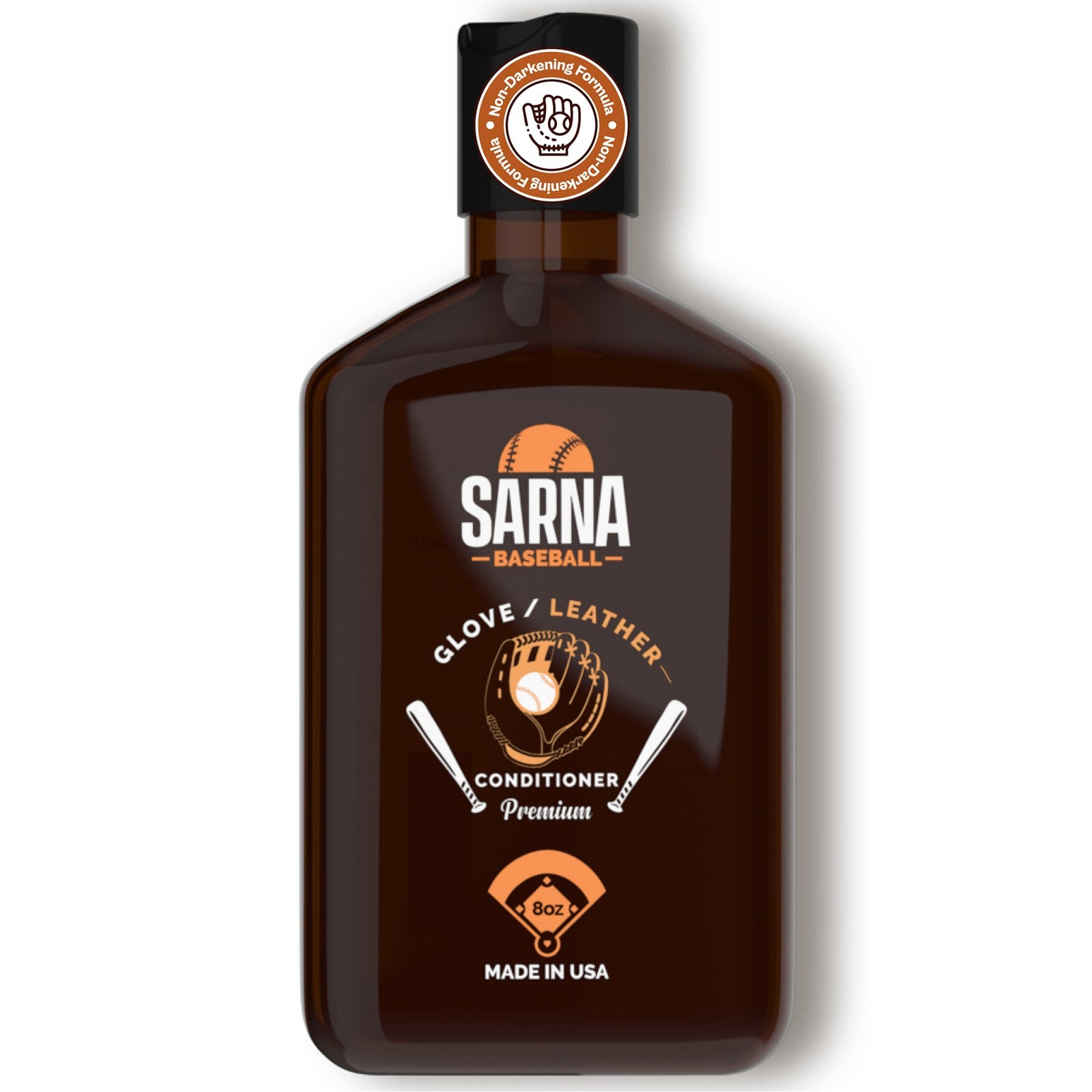 Sarna Baseball Glove Leather Conditioner - 8 oz - HIT a Double - 1