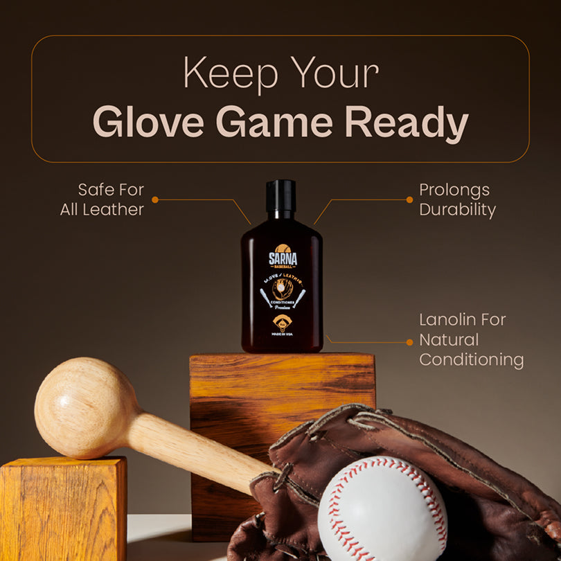 Sarna Baseball Glove Oil - 8 oz - HIT a Double - 3