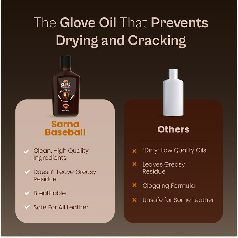Sarna Baseball Glove Oil - 8 oz - HIT a Double - 4
