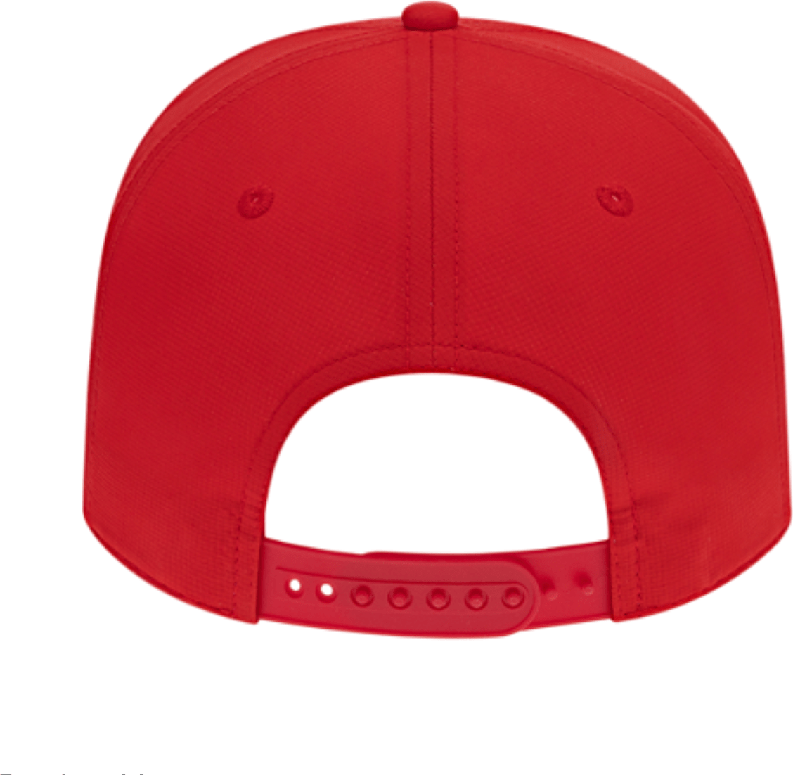 Cap America i7256 Athletic Rope Cap - Red With White Rope