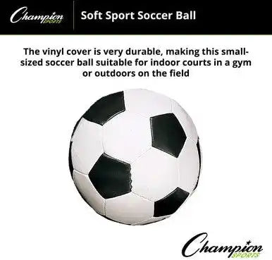 Champion Sports Soft Sport Ball - Soccer, 7"D