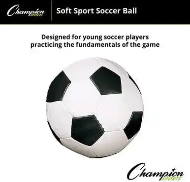 Champion Sports Soft Sport Ball - Soccer, 7"D