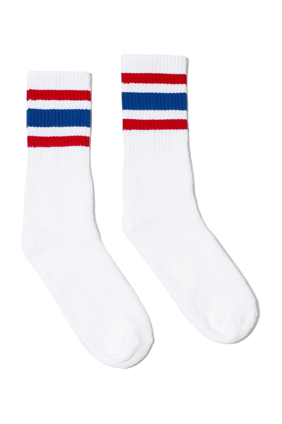 SOCCO All American Striped Socks - White