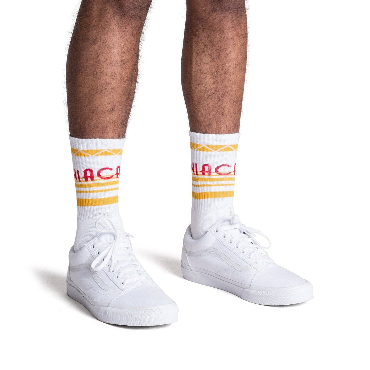 SOCCO Cali Sun Socks - White