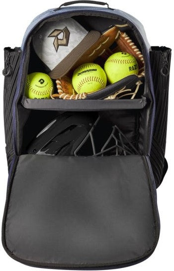 DeMarini Spectre Backpack - Element Navy Scarlet - HIT a Double - 3
