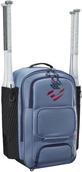 DeMarini Spectre Backpack - Element Navy Scarlet - HIT a Double - 1