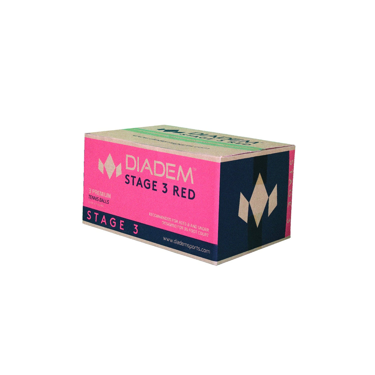 Diadem Stage 3 Red Dot Ball - Case Tennis Balls