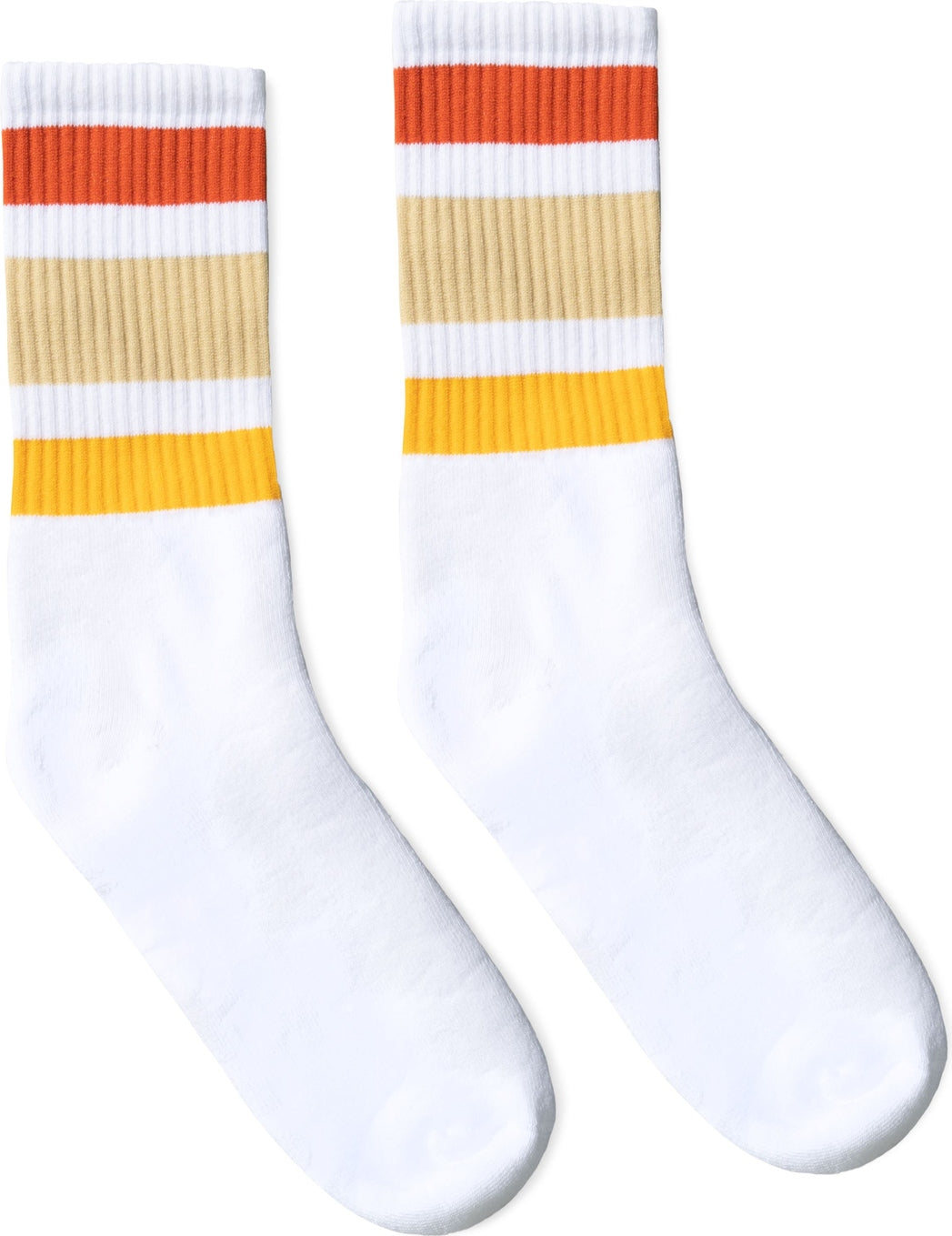 SOCCO Sunset Shades Crew Socks - White