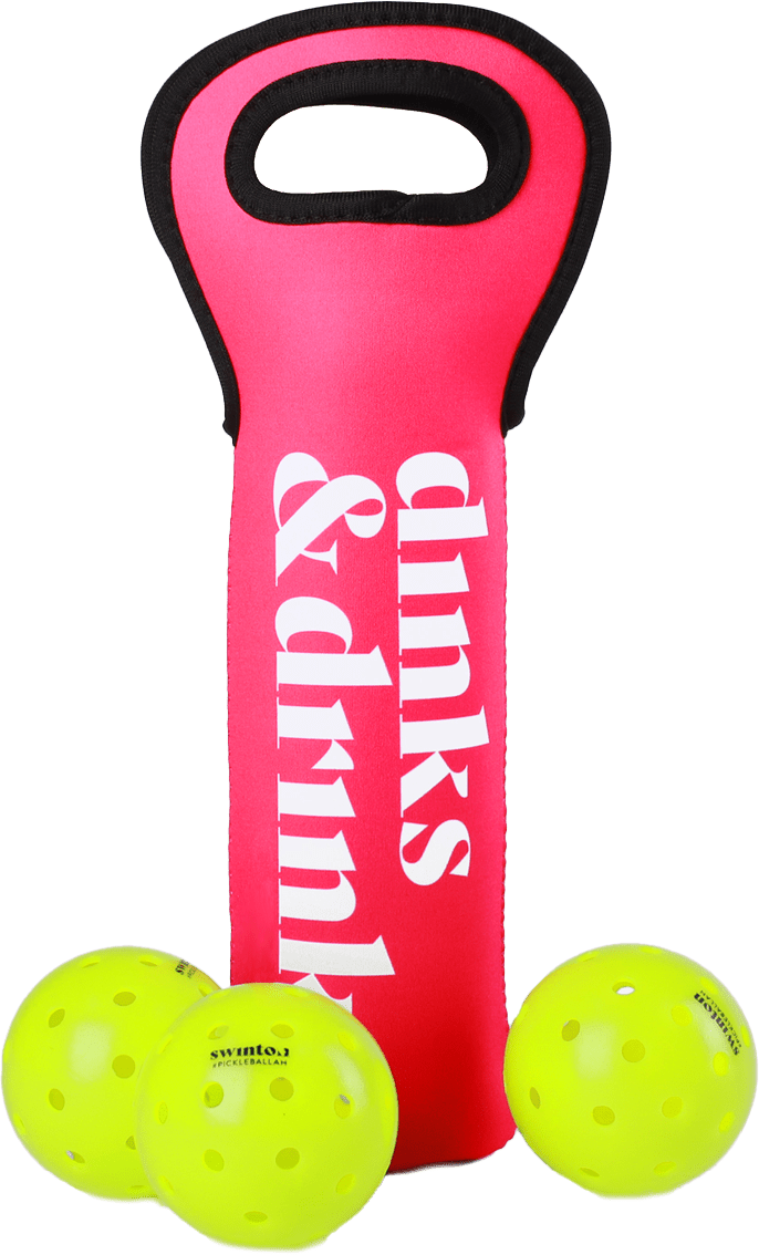 Dinks 'N Drinks Sleeve of Pickleballs