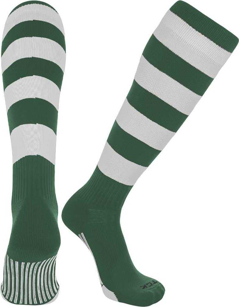 Tck Ace Knee High Socks - Kelly White