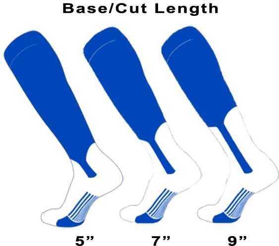 TCK Customizable Dugout Knee High Baseball Stirrup Socks - Pattern F - HIT a Double - 1