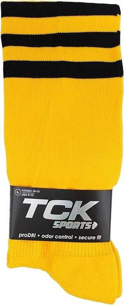 TCK Dugout Knee High Socks - Gold Black - HIT a Double - 4