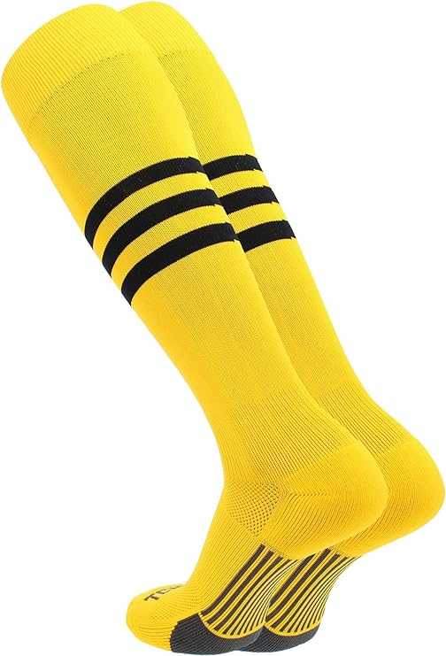 TCK Dugout Knee High Socks - Gold Black - HIT a Double - 2