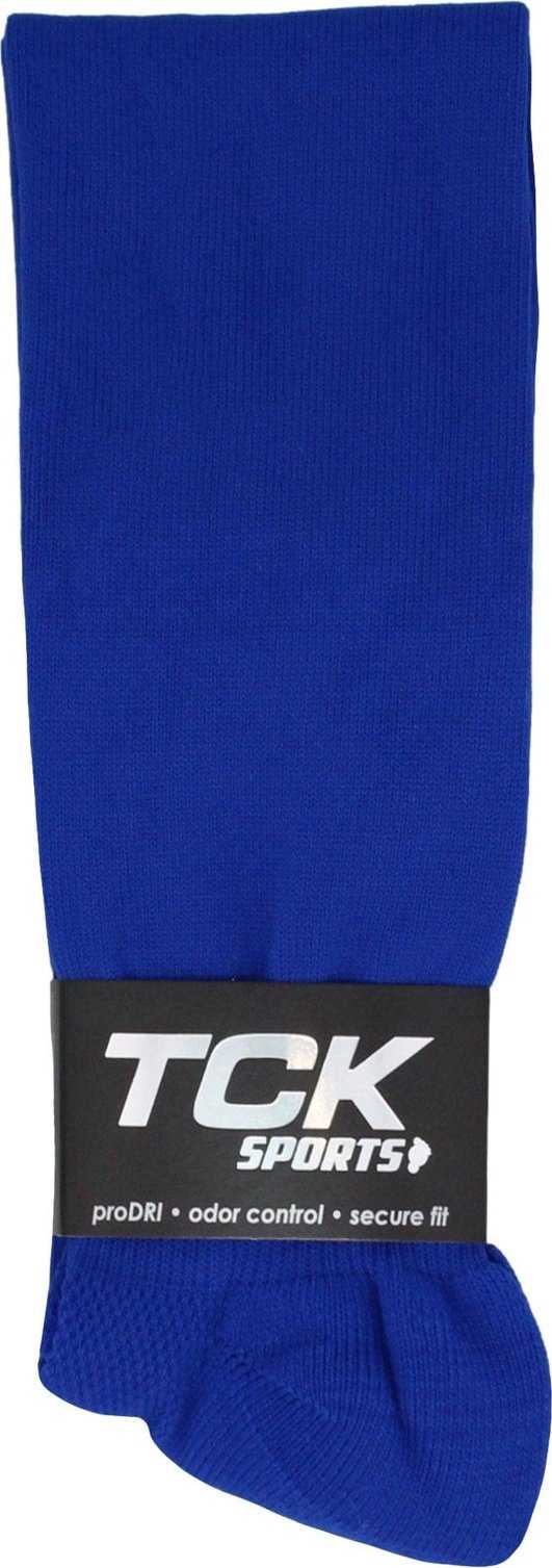 TCK Dugout Solid Color Knee High Sports Socks - Royal - HIT a Double - 4