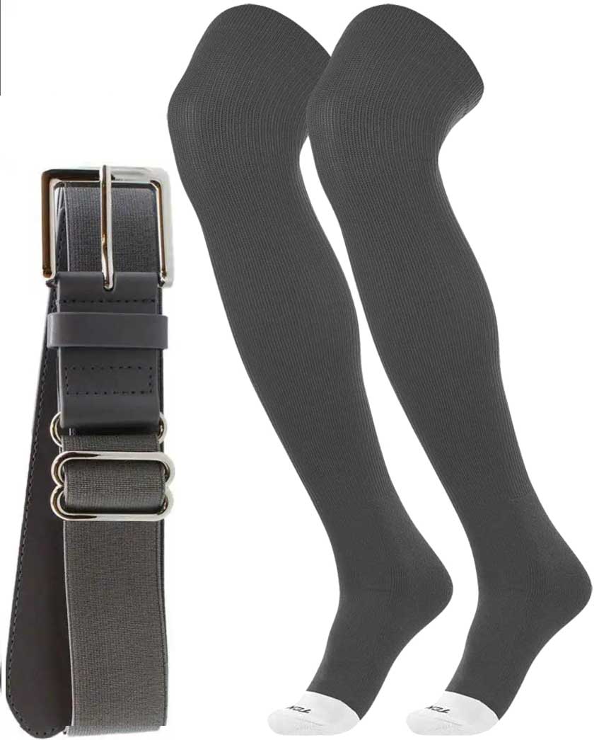 TCK Prosport Belt Over the Knee Sock Combo - Graphite