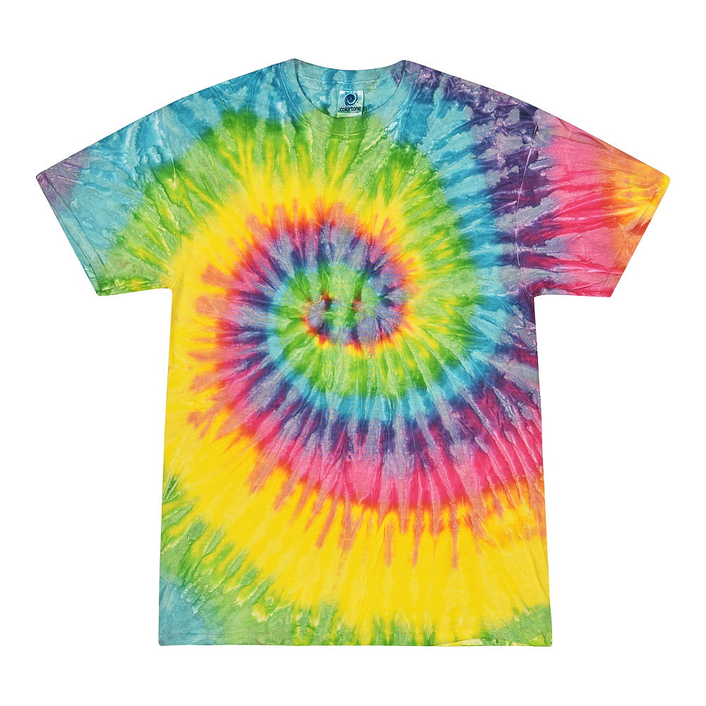Colortone 1000Y Youth Multi-Color Tie-Dyed T-Shirt - Saturn