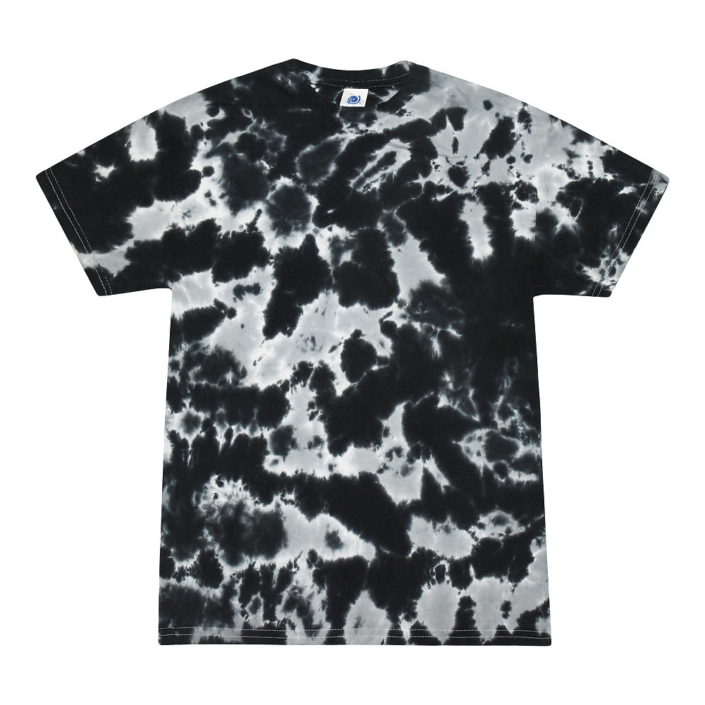 Colortone 1000Y Youth Multi-Color Tie-Dyed T-Shirt - Multi Black