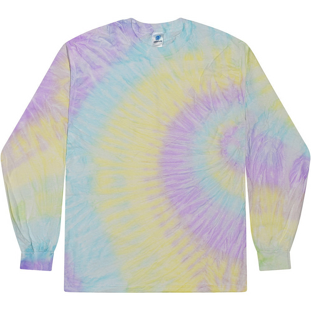 Colortone 2000Y Youth Tie-Dyed Long Sleeve T-Shirt - Mystique