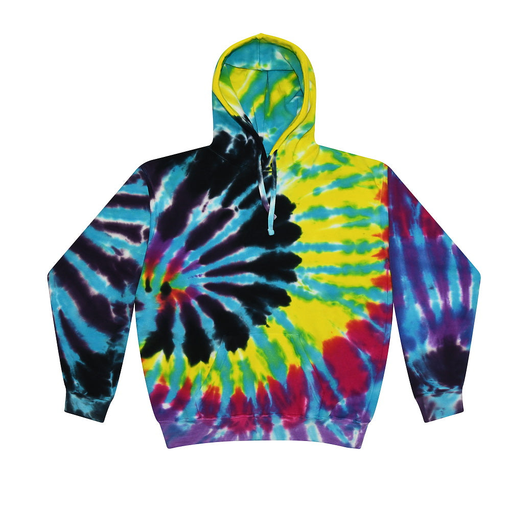 Colortone 8777Y Youth Tie-Dyed Hooded Sweatshirt - Flashback