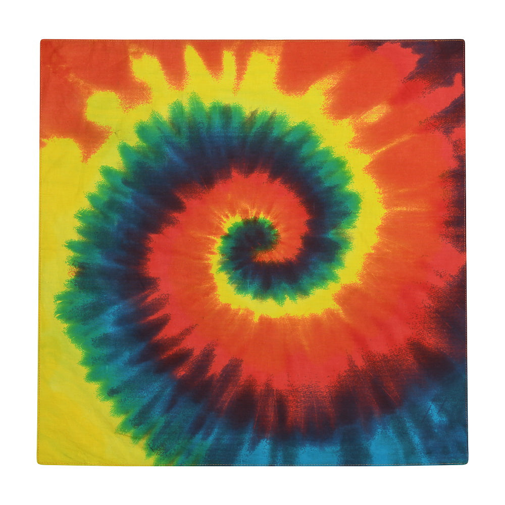 Colortone 9333C Tie-Dye Bandana - 9333 - Reactive Rainbow