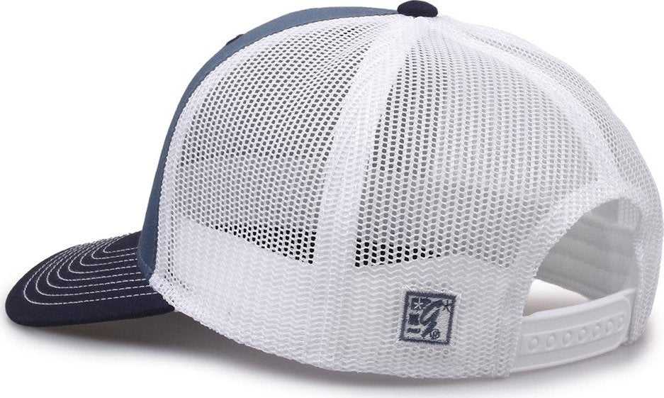 The Game GB452E Everyday Trucker Cap - Marine Navy White - HIT a Double - 3