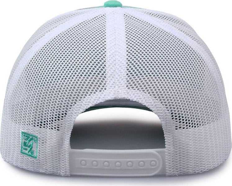 The Game GB452E Everyday Trucker Cap - Oasis White - HIT a Double - 3