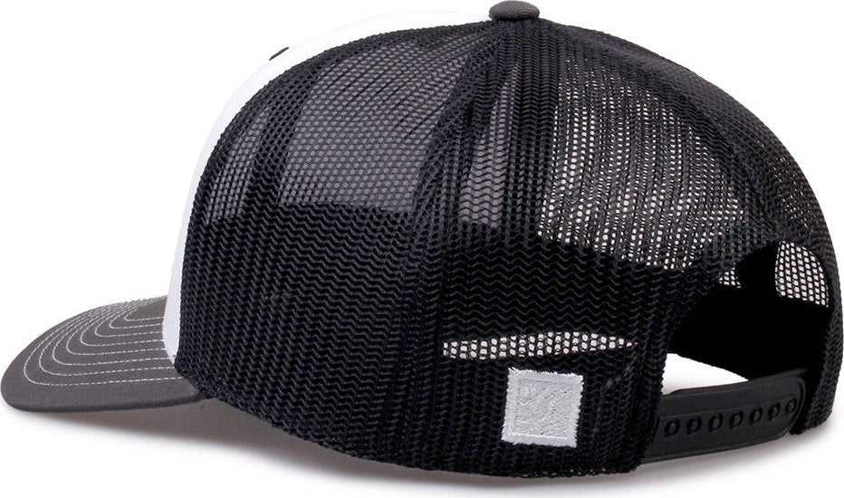 The Game GB452E Everyday Trucker Cap - White Charcoal Black - HIT a Double - 3