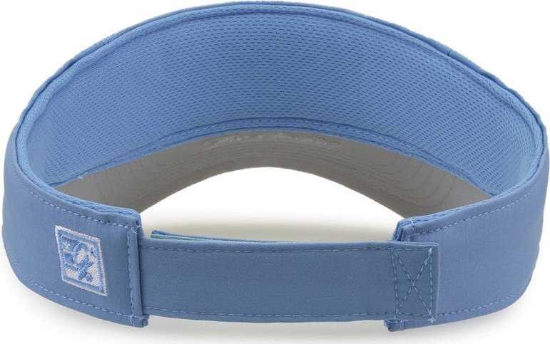 The Game GB463 Gamechanger Visor with Bill Tipping - Columbia Blue Gray - HIT a Double - 3