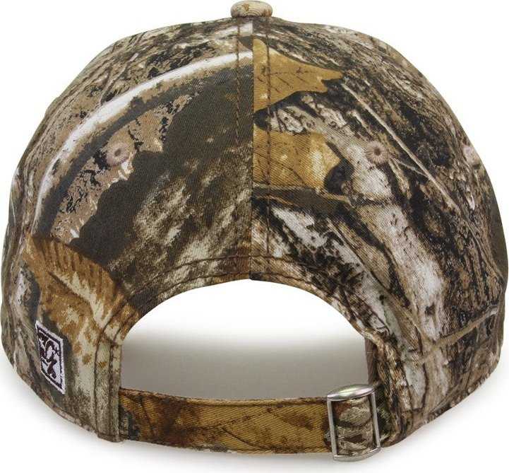 The Game GB873 Camo Relaxed Cap - Realtree Edge - HIT a Double - 4
