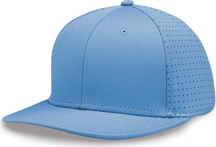 The Game GB906 Perforated GameChanger Snapback Cap - Columbia Blue - HIT a Double - 1