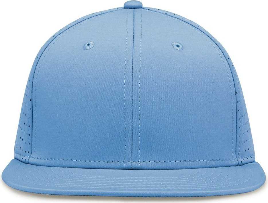 The Game GB906 Perforated GameChanger Snapback Cap - Columbia Blue - HIT a Double - 1