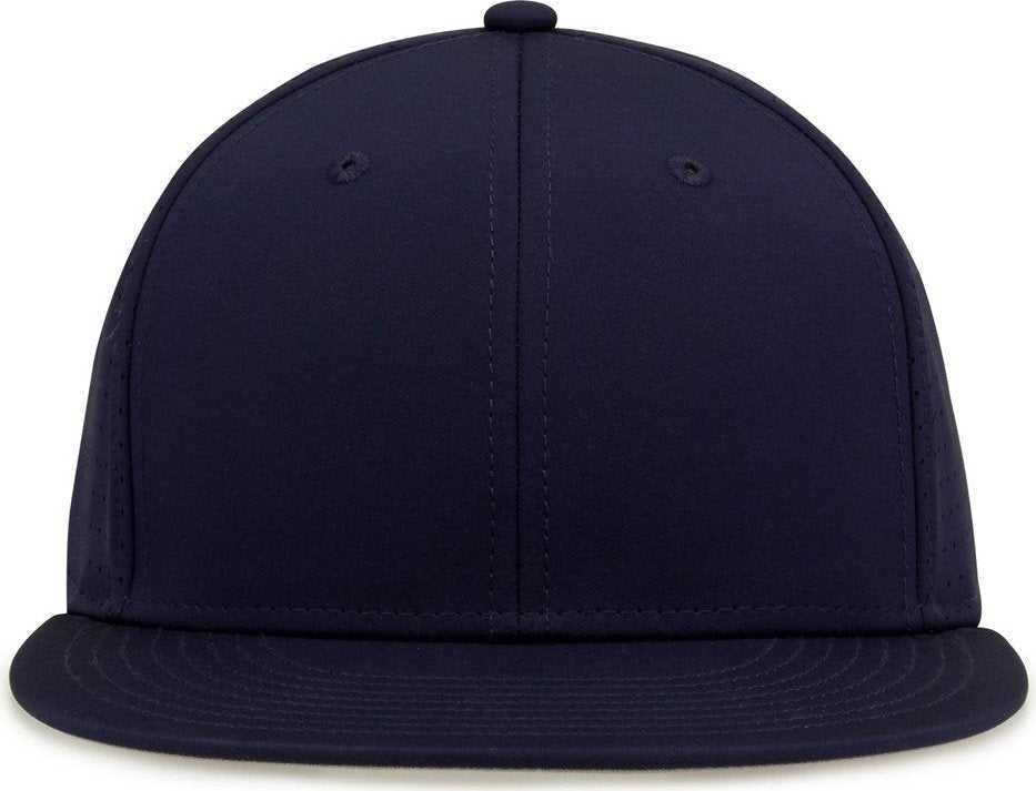 The Game GB906 Perforated GameChanger Snapback Cap - Navy - HIT a Double - 2