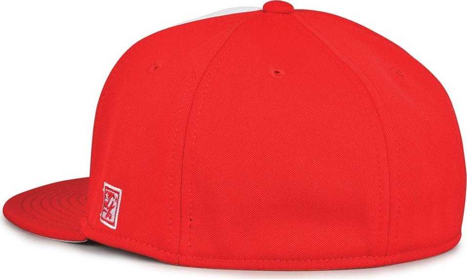 The Game GB997 Pro Shape GameChanger Cap - Red White - HIT a Double - 3